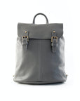 lepelou - leder - AMELIE - Lederrucksack grau - LPRAMEGRAE