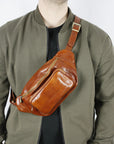 lepelou - leder - Bauchtasche - TINO cognac - LPBTINCOGE