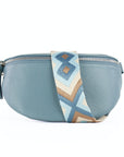 lepelou - leder - Bauchtasche - TONI blau - LPBTONBLAS1