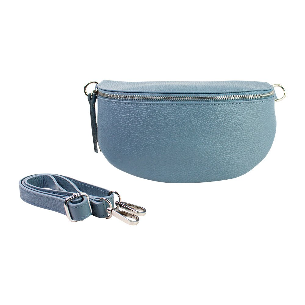 lepelou - leder - Bauchtasche - TONI blau - LPBTONBLAS4