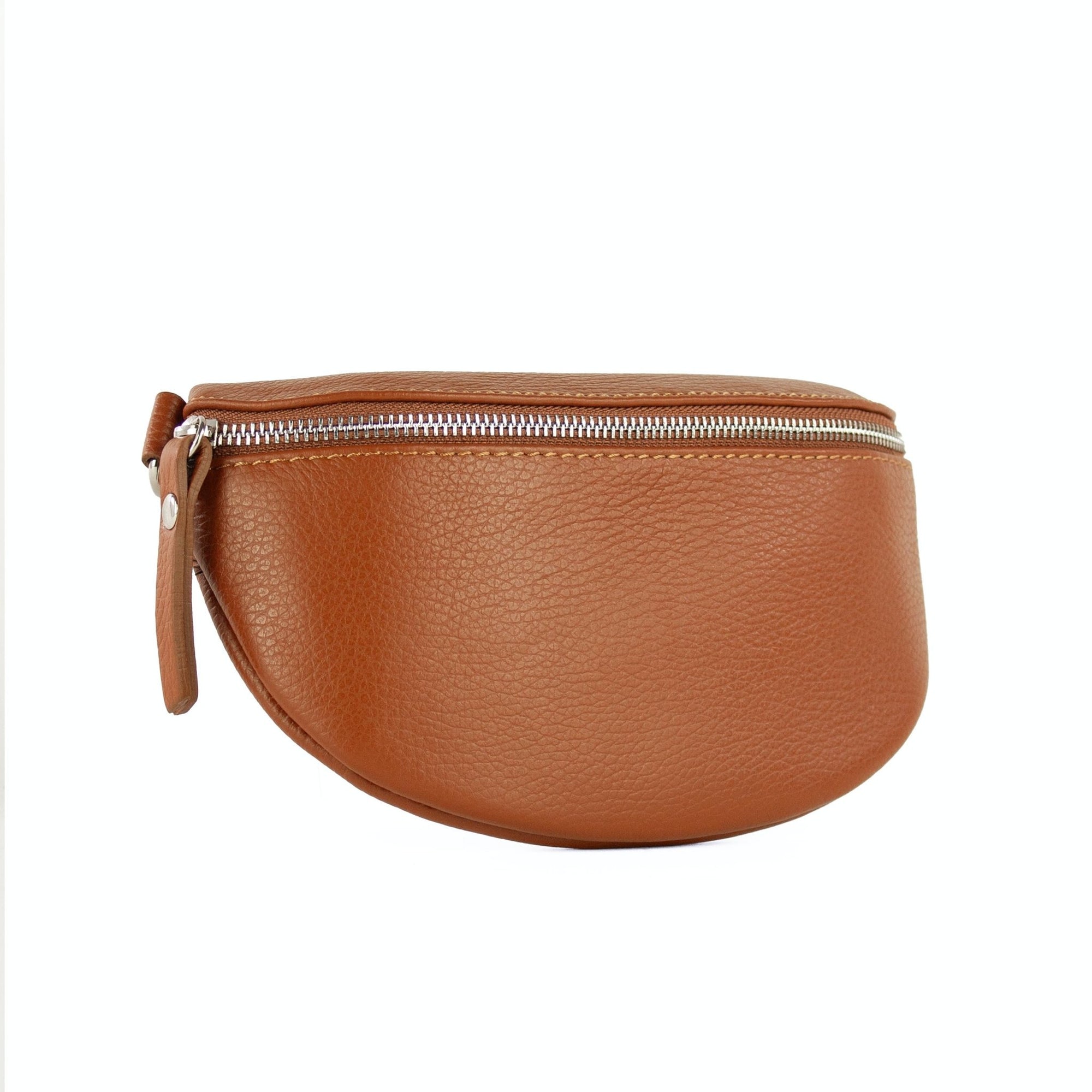 lepelou - leder - Bauchtasche - TONI cognac mit Wechselgurt | S - L - LPBTONCOGS7