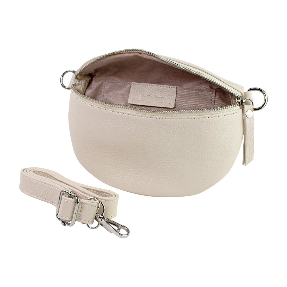 lepelou - leder - Bauchtasche - TONI creme - LPBTONCRES8