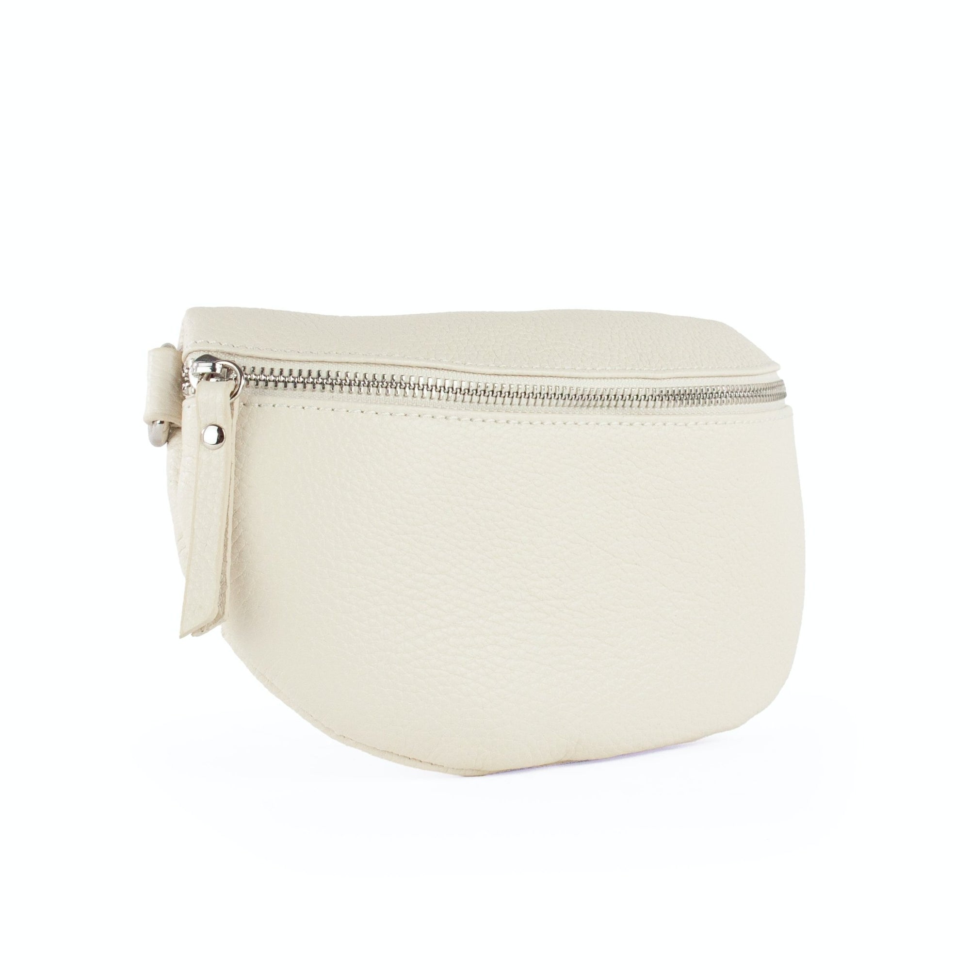 lepelou - leder - Bauchtasche - TONI creme mit Wechselgurt | S - L - LPBTONCRES6