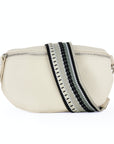 lepelou - leder - Bauchtasche - TONI creme mit Wechselgurt | S - L - LPBTONCRES6