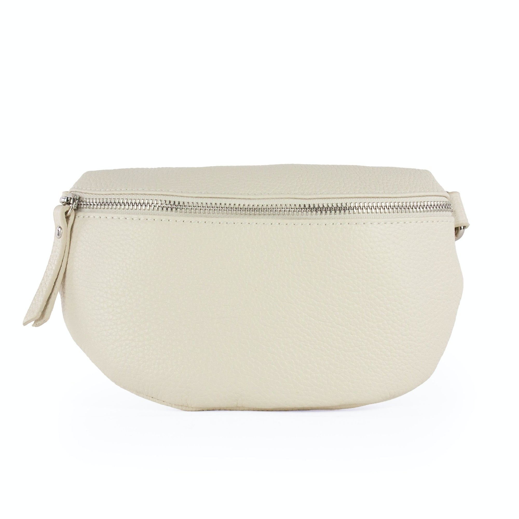 lepelou - leder - Bauchtasche - TONI creme mit Wechselgurt | S - L - LPBTONCRES6