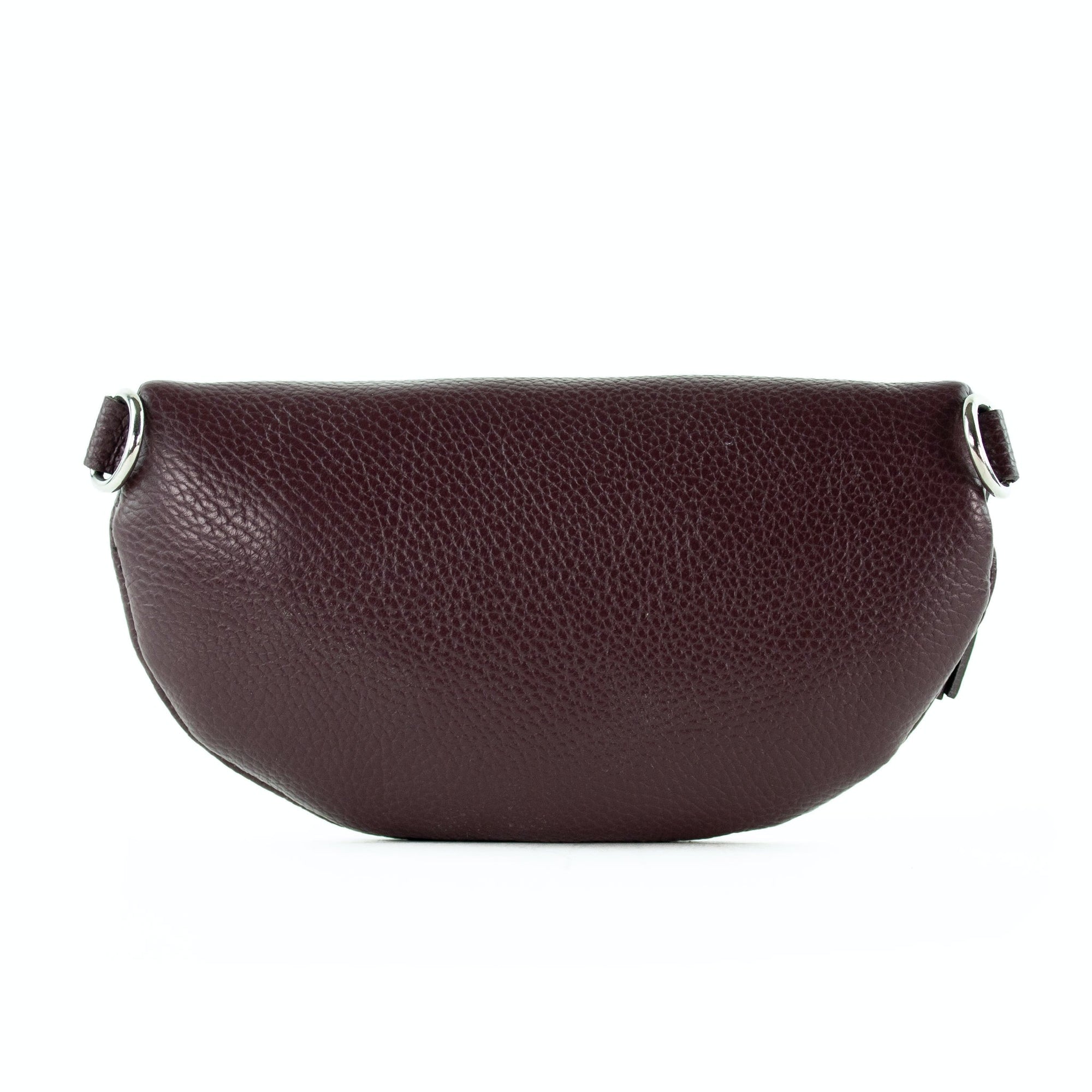 lepelou - leder - Bauchtasche - TONI dunkel bordeaux mit Wechselgurt | S - L - LPBTONDBOM1