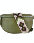 lepelou - leder - Bauchtasche - TONI khaki - LPBTONKHAS1