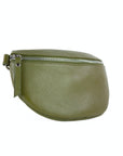 lepelou - leder - Bauchtasche - TONI khaki mit Wechselgurt | S - L - LPBTONKHAS5