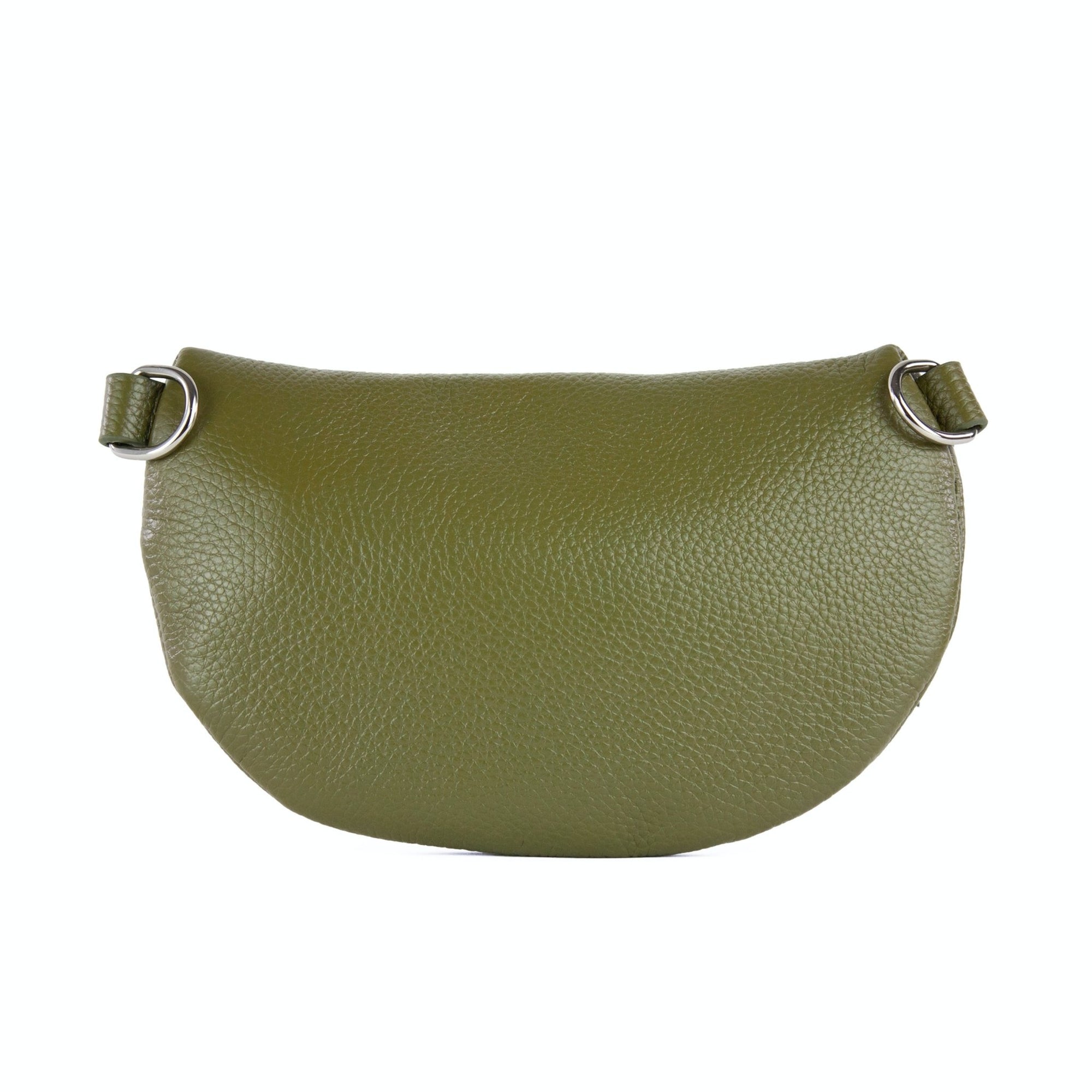 lepelou - leder - Bauchtasche - TONI khaki mit Wechselgurt | S - L - LPBTONKHAS5