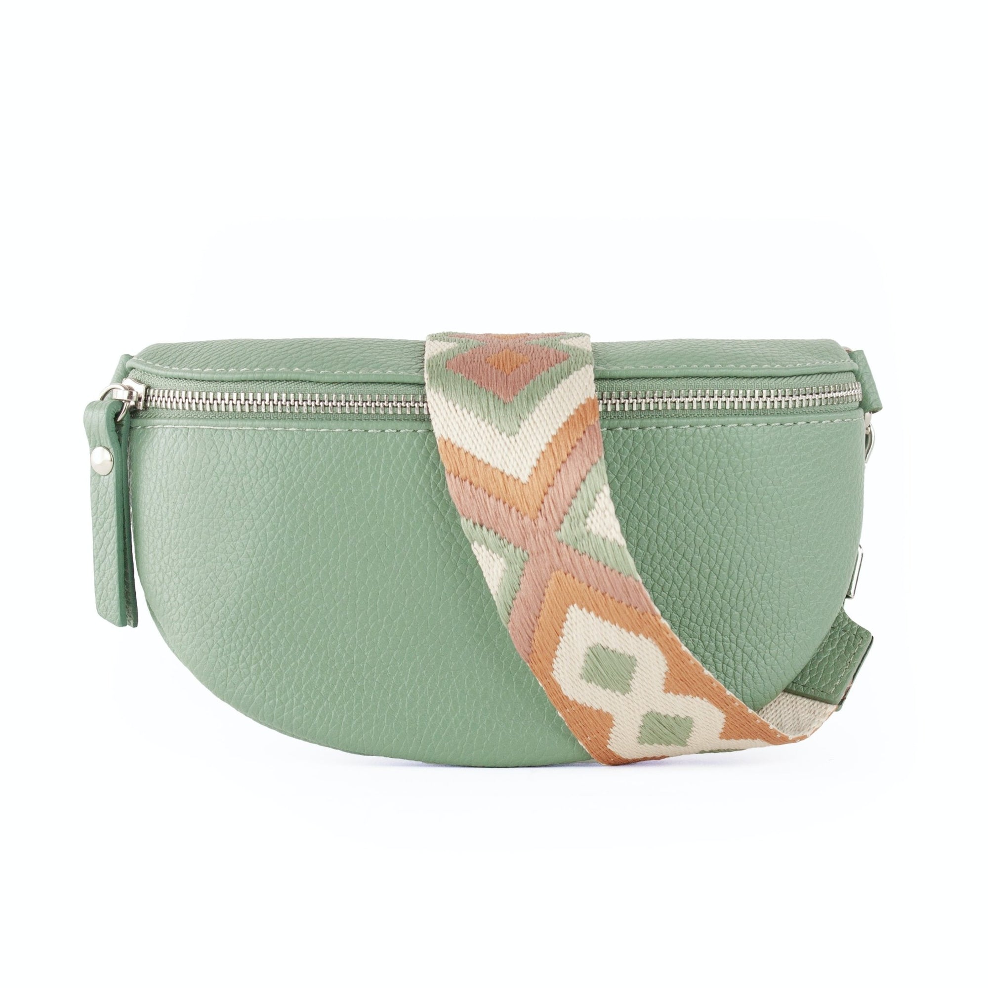 lepelou - leder - Bauchtasche - TONI mint mit Wechselgurt | S - L - LPBTONMINS2