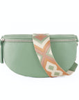 lepelou - leder - Bauchtasche - TONI mint mit Wechselgurt | S - L - LPBTONMINS2