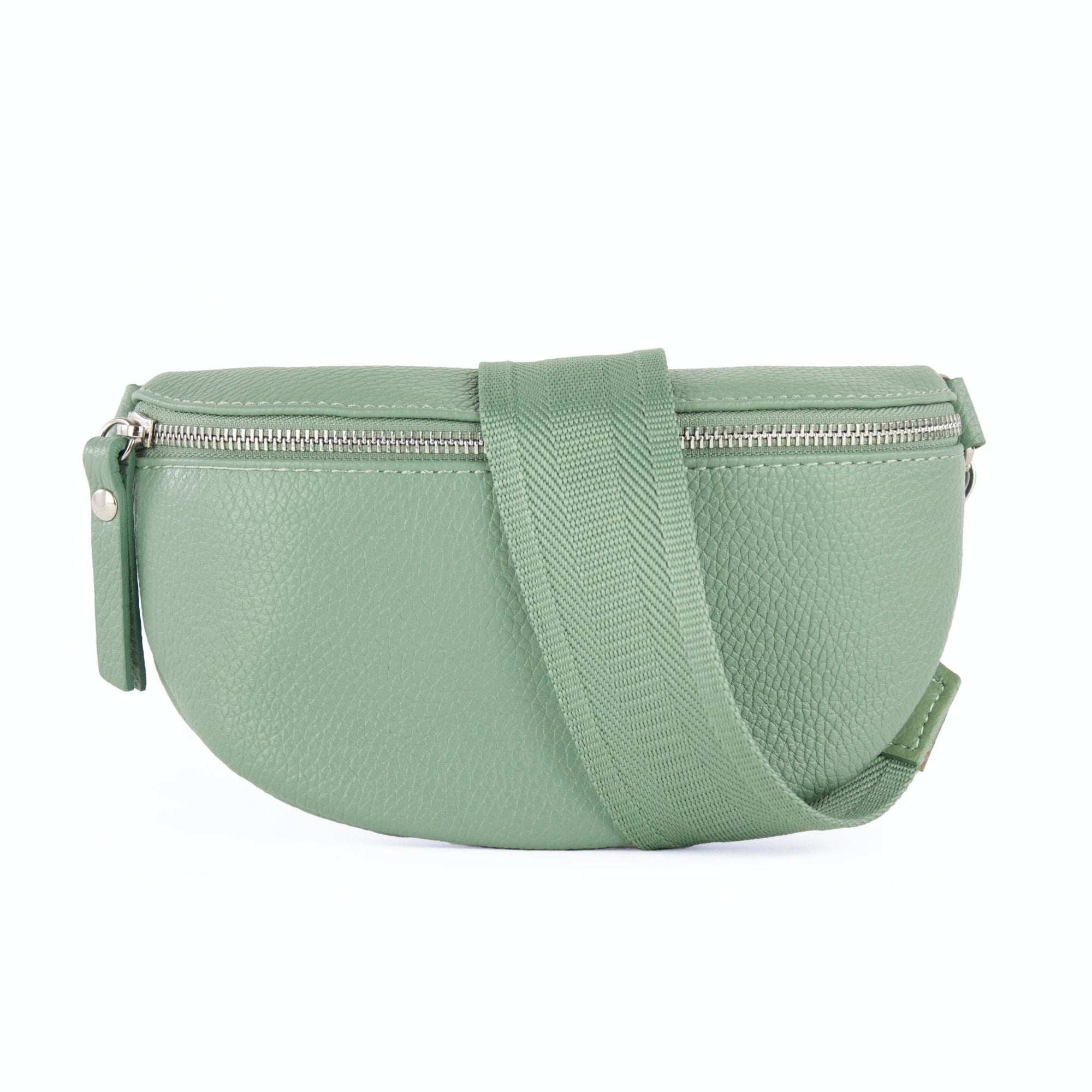 lepelou - leder - Bauchtasche - TONI mint mit Wechselgurt | S - L - LPBTONMINS4