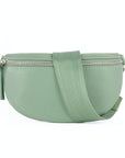 lepelou - leder - Bauchtasche - TONI mint mit Wechselgurt | S - L - LPBTONMINS4