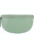 lepelou - leder - Bauchtasche - TONI mint mit Wechselgurt | S - L - LPBTONMINS4