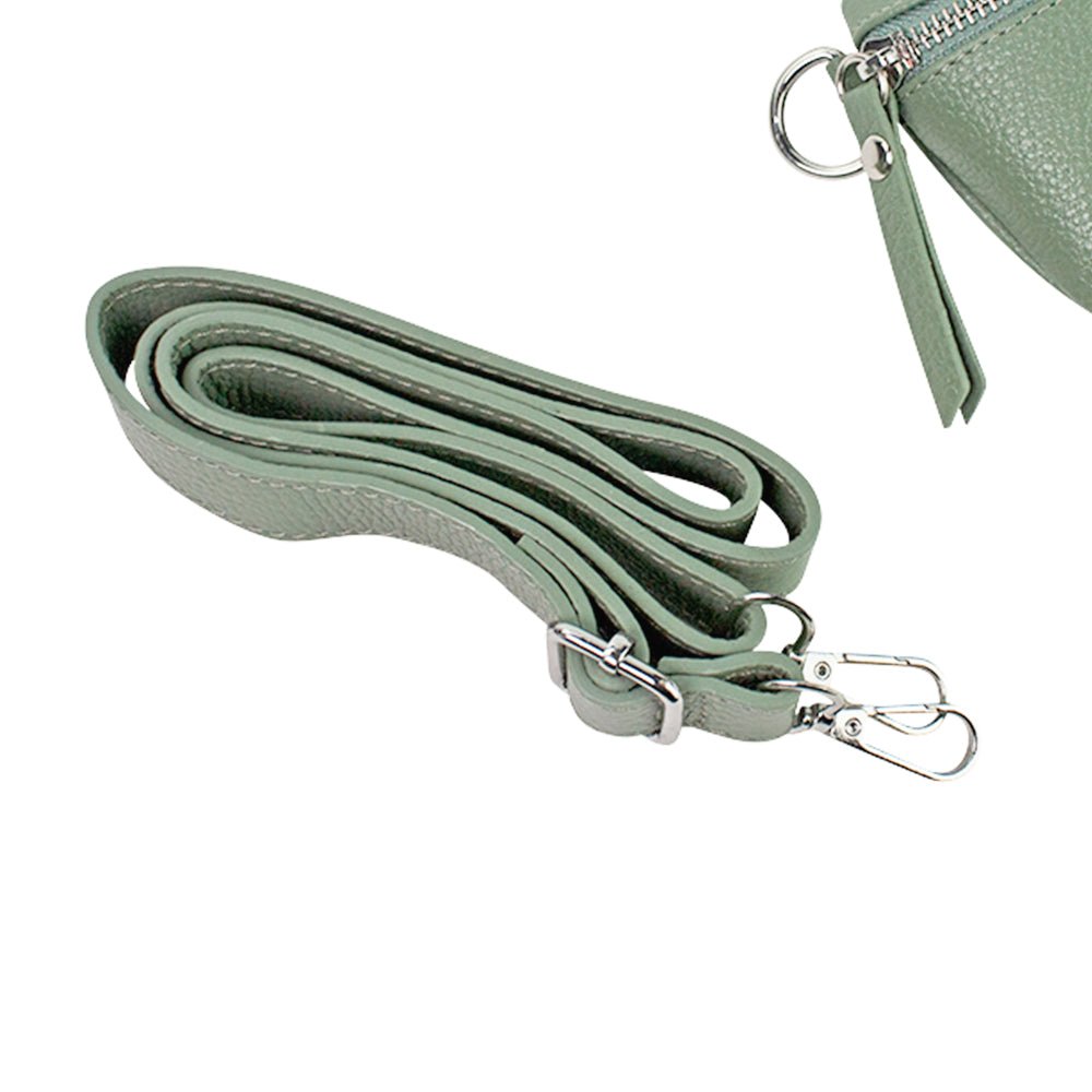 lepelou - leder - Bauchtasche - TONI mint mit Wechselgurt | S - L - LPBTONMINS4