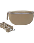 lepelou - leder - Bauchtasche - TONI taupe - LPBTONTAUS