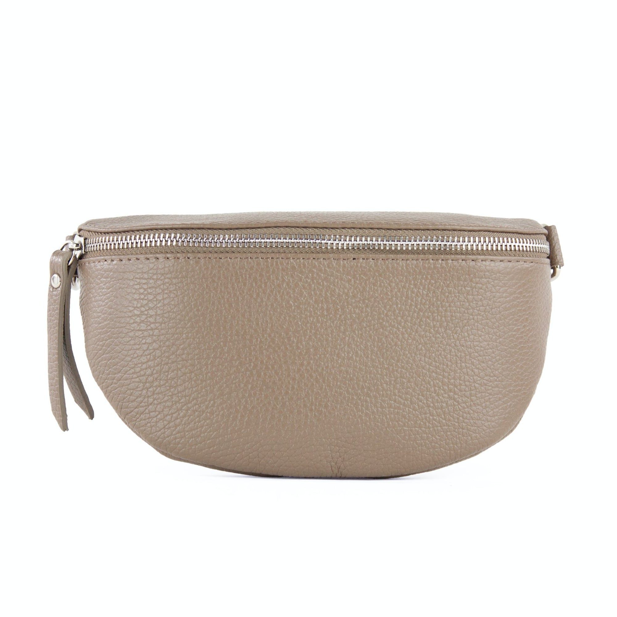 lepelou - leder - Bauchtasche - TONI taupe mit Wechselgurt | S - L - LPBTONTAUS5