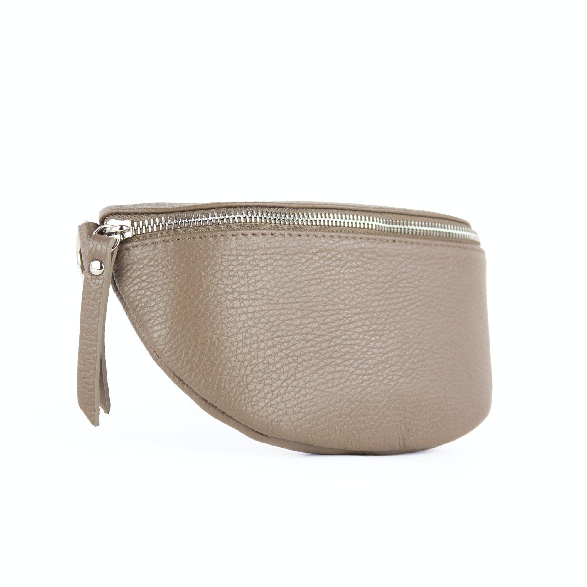 lepelou - leder - Bauchtasche - TONI taupe mit Wechselgurt | S - L - LPBTONTAUS5