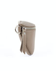 lepelou - leder - Bauchtasche - TONI taupe mit Wechselgurt | S - L - LPBTONTAUS5