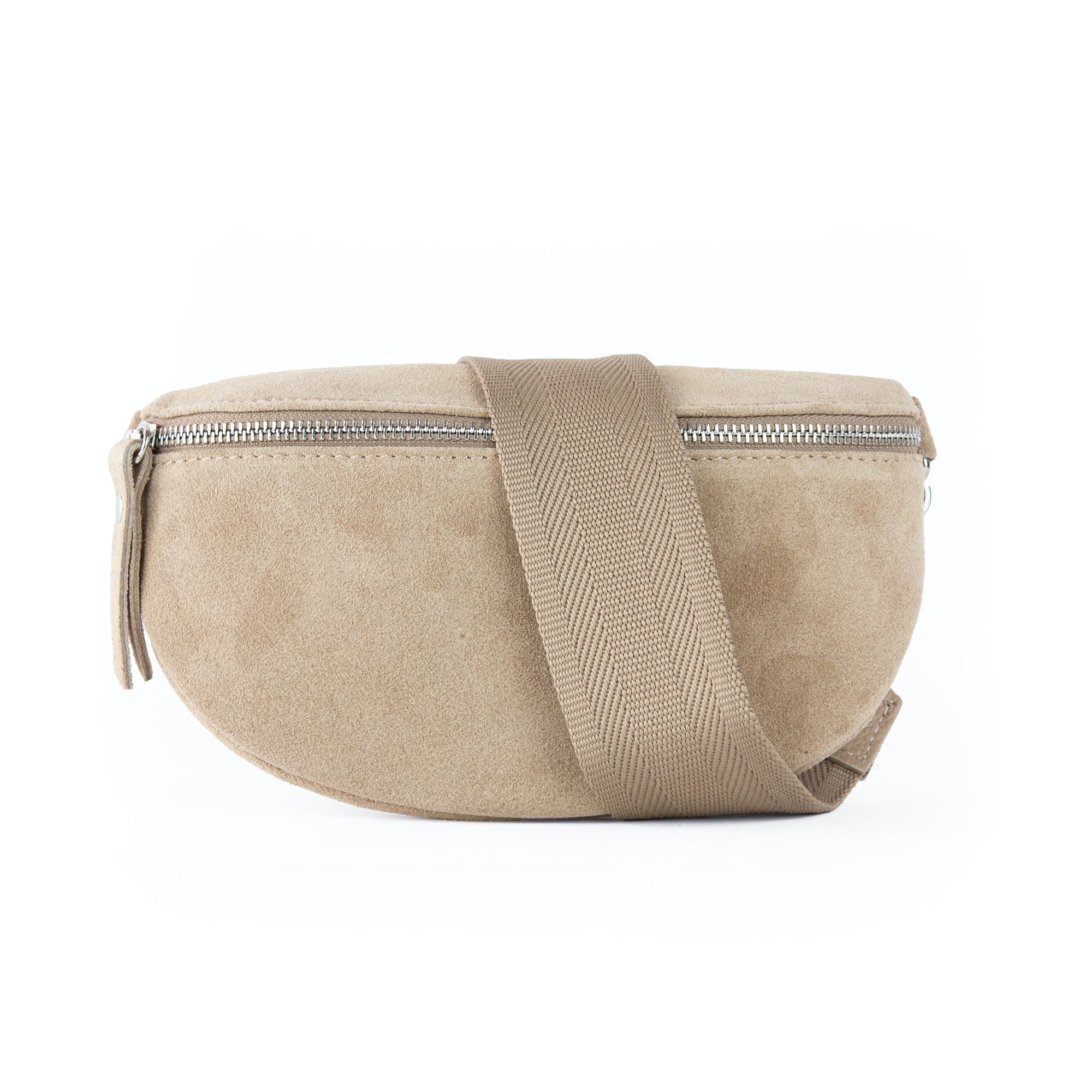 lepelou - leder - Bauchtasche - Wildleder Bauchtasche beige mit Wechselgurt | S - L - LPBVALBEIS5