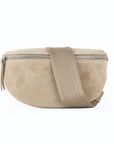 lepelou - leder - Bauchtasche - Wildleder Bauchtasche beige mit Wechselgurt | S - L - LPBVALBEIS5