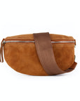 lepelou - leder - Bauchtasche - Wildleder Bauchtasche cognac mit Wechselgurt | S - L - LPBVALCOGS6