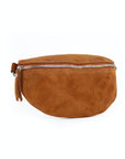 lepelou - leder - Bauchtasche - Wildleder Bauchtasche cognac mit Wechselgurt | S - L - LPBVALCOGS7