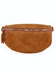 lepelou - leder - Bauchtasche - Wildleder Bauchtasche cognac mit Wechselgurt | S - L - LPBVALCOGS7