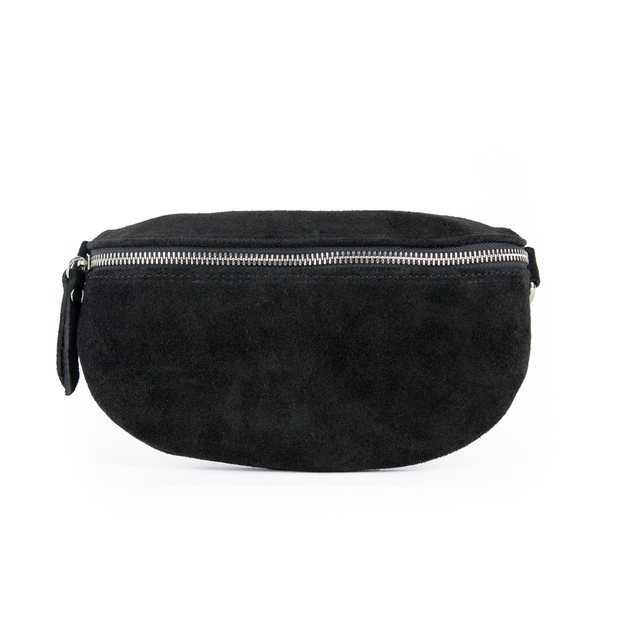 lepelou - leder - Bauchtasche - Wildleder Bauchtasche schwarz mit Wechselgurt | S - L - LPBVALSCHS8