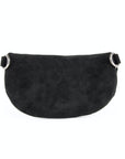 lepelou - leder - Bauchtasche - Wildleder Bauchtasche schwarz mit Wechselgurt | S - L - LPBVALSCHS8