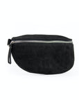 lepelou - leder - Bauchtasche - Wildleder Bauchtasche schwarz mit Wechselgurt | S - L - LPBVALSCHS8