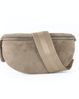 lepelou - leder - Bauchtasche - Wildleder Bauchtasche taupe mit Wechselgurt | S - L - LPBVALTAUS3