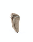 lepelou - leder - Bauchtasche - Wildleder Bauchtasche taupe mit Wechselgurt | S - L - LPBVALTAUS5