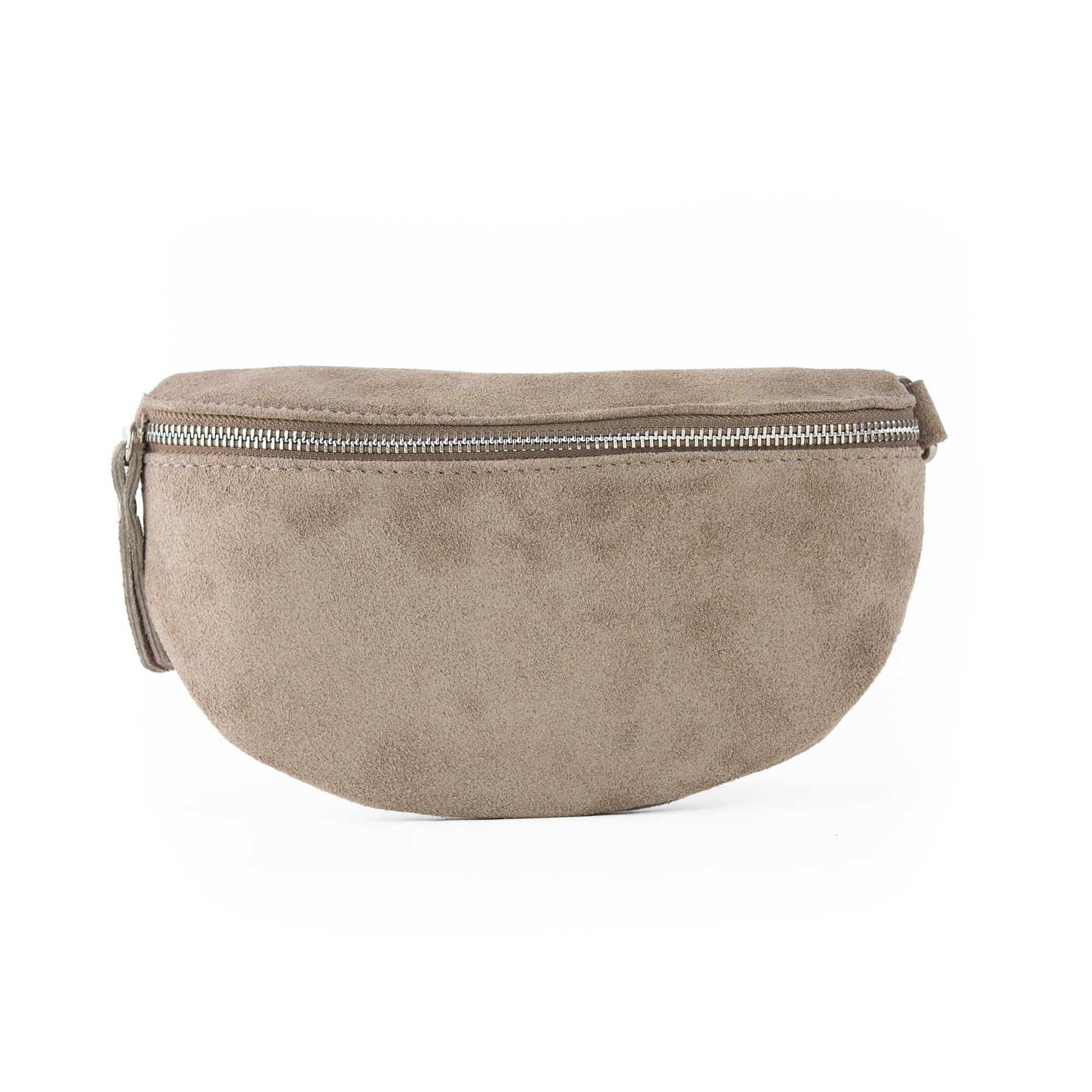 lepelou - leder - Bauchtasche - Wildleder Bauchtasche taupe mit Wechselgurt | S - L - LPBVALTAUS5