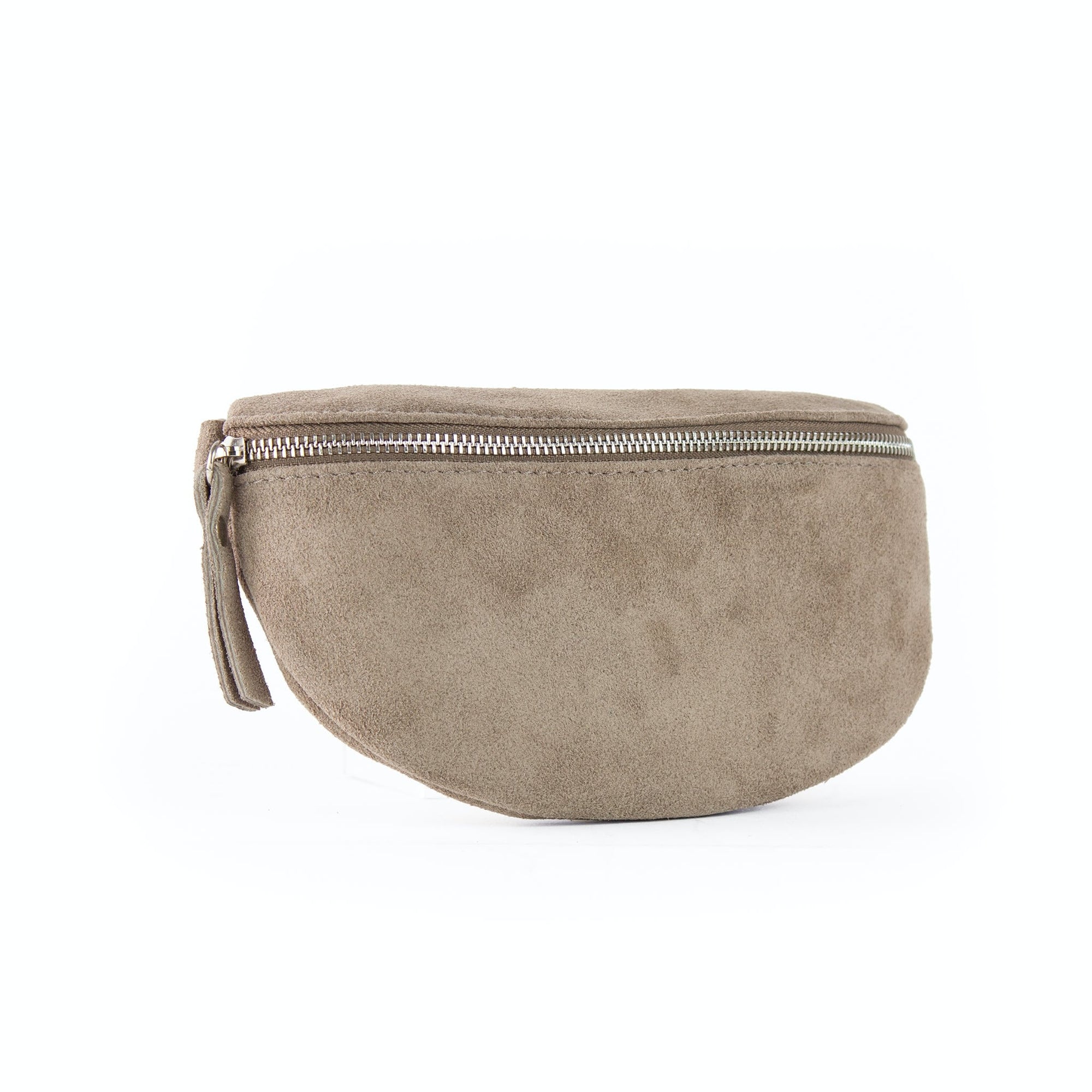 lepelou - leder - Bauchtasche - Wildleder Bauchtasche taupe mit Wechselgurt | S - L - LPBVALTAUS5