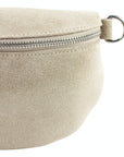 lepelou - leder - Bauchtasche - Wildleder Bauchtasche VALENTINA beige - LPBVALBEIS