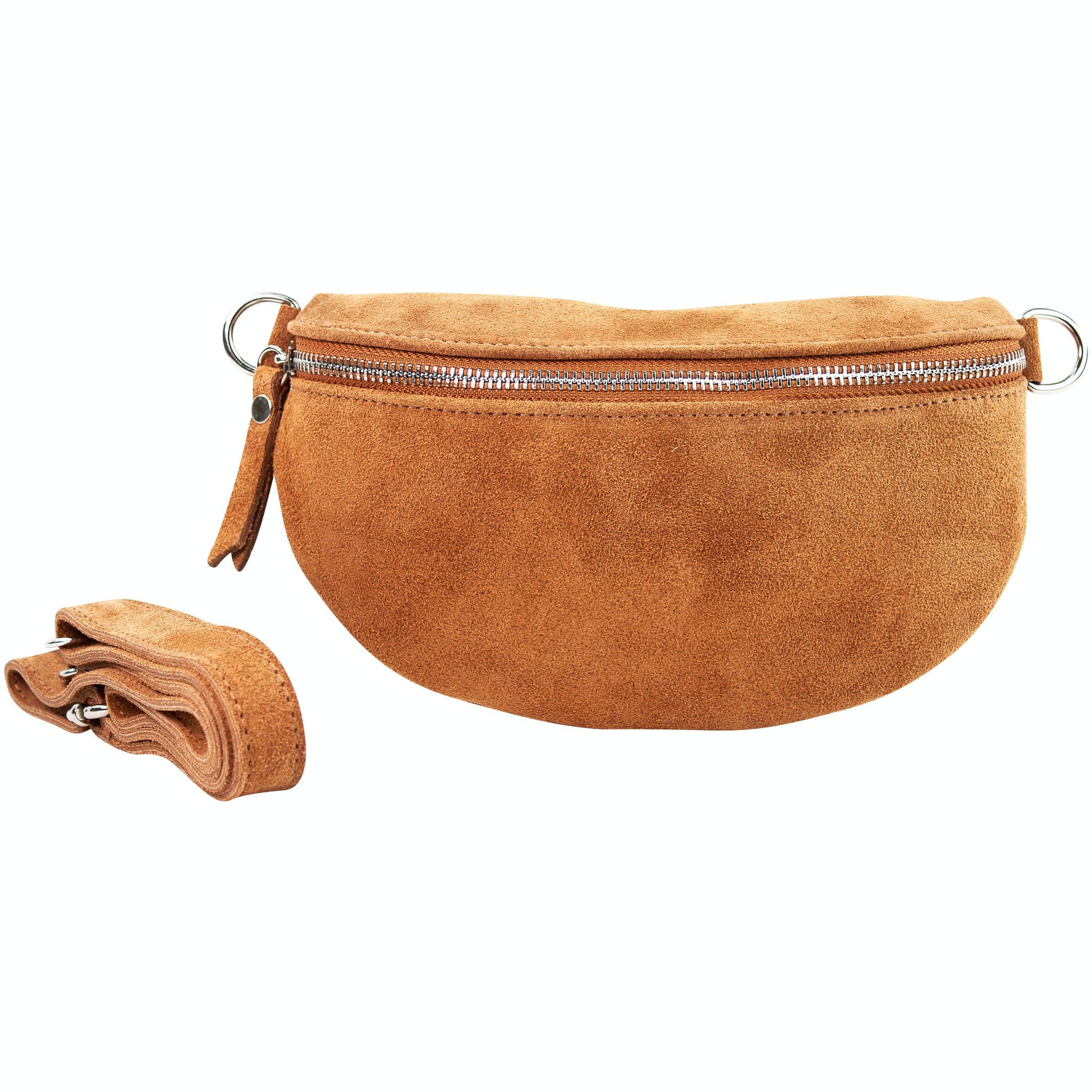 lepelou - leder - Bauchtasche - Wildleder Bauchtasche VALENTINA cognac - LPBVALCOGS