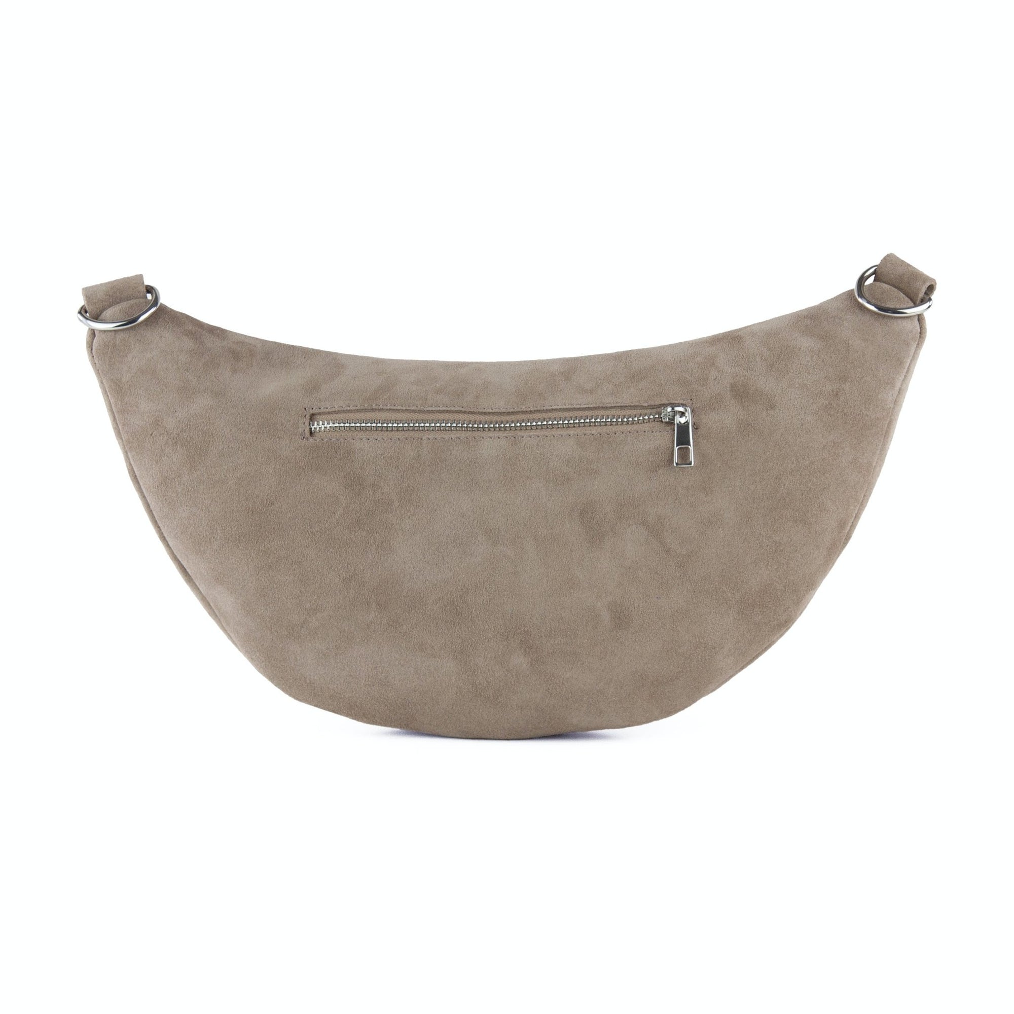 lepelou - leder - Bauchtasche - Wildleder Bauchtasche VALENTINA XL taupe - LPBVALTAUXL5