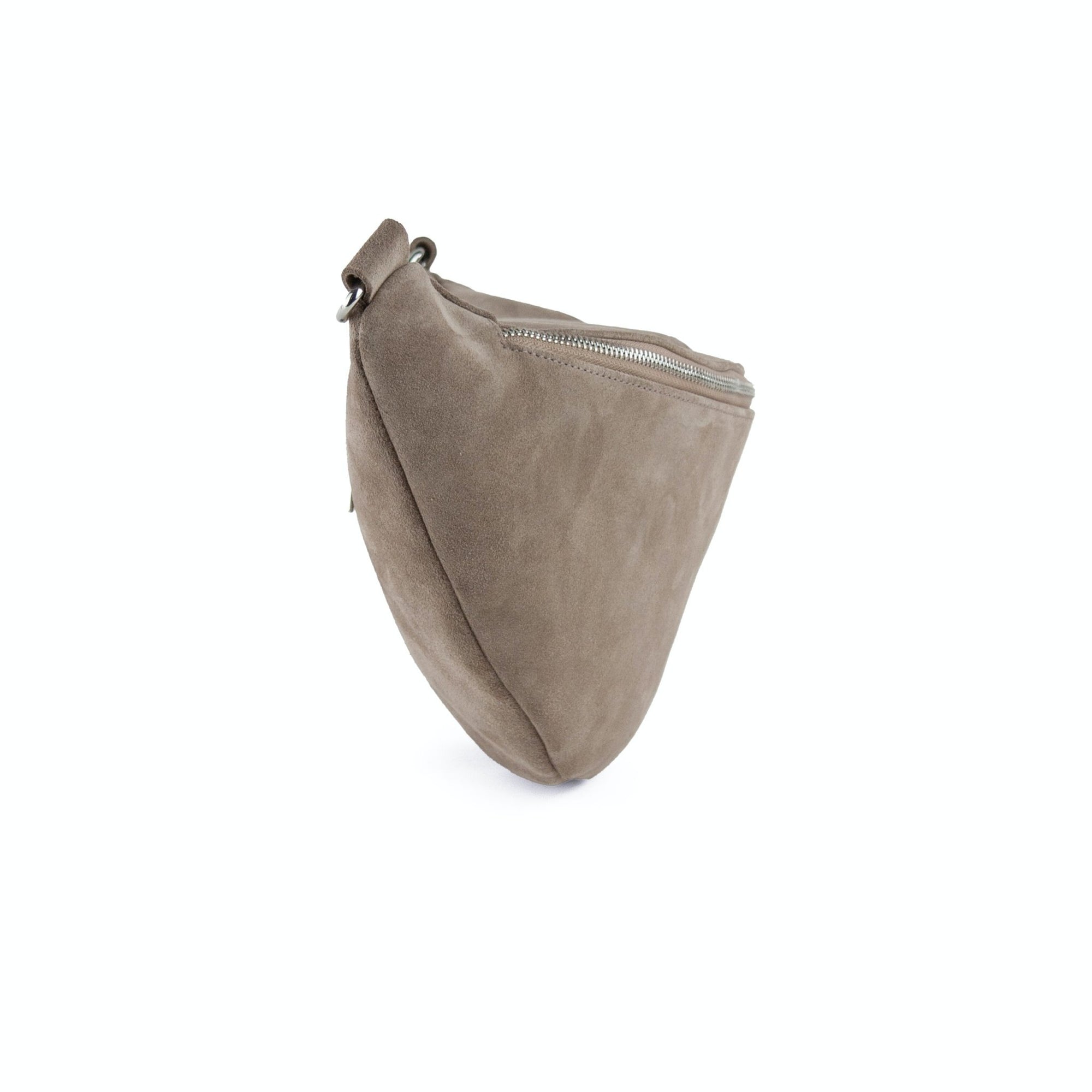 lepelou - leder - Bauchtasche - Wildleder Bauchtasche VALENTINA XL taupe - LPBVALTAUXL5