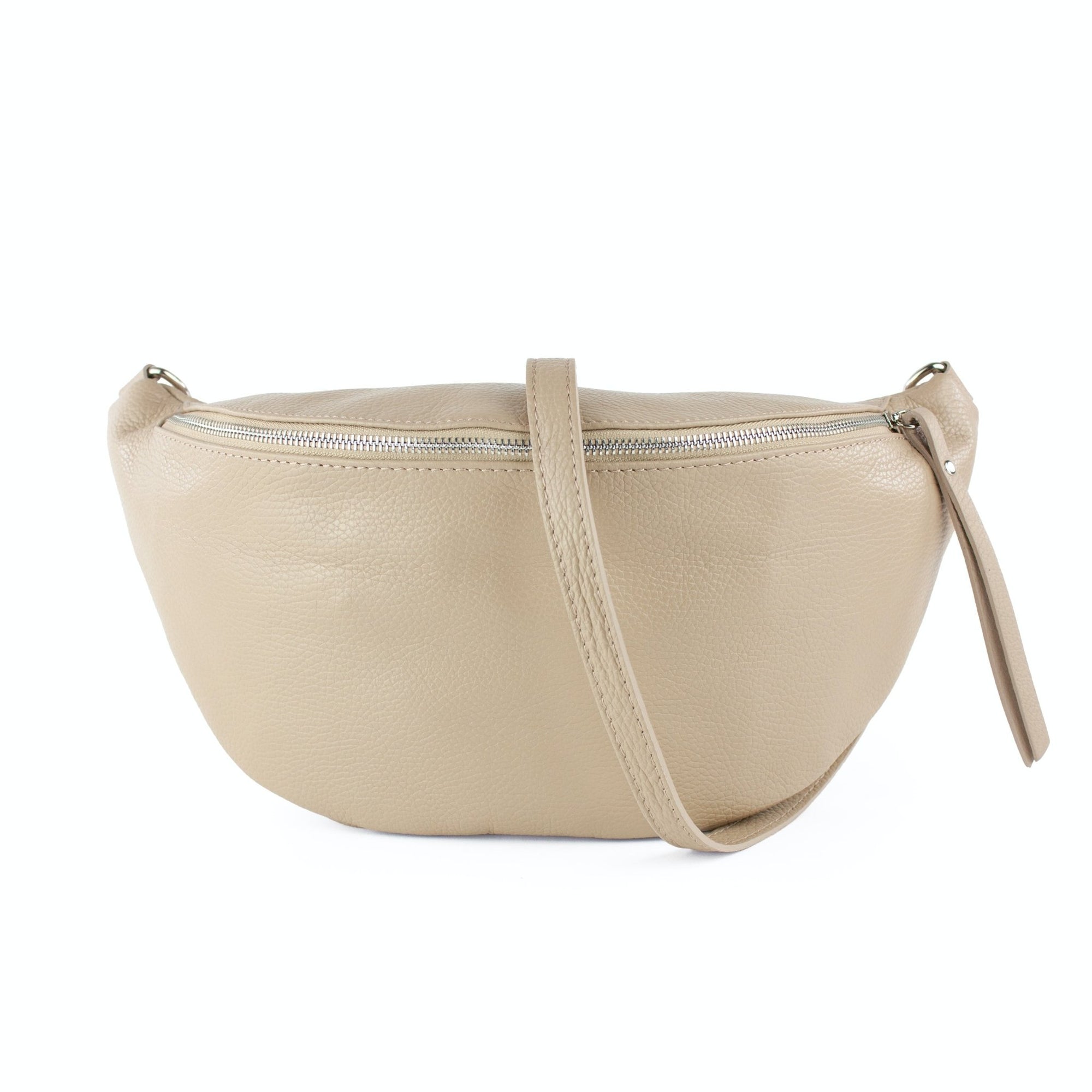 lepelou - leder - Bauchtasche - XL Bauchtasche LARA beige - LPBLARBEIE