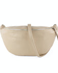 lepelou - leder - Bauchtasche - XL Bauchtasche LARA beige - LPBLARBEIE