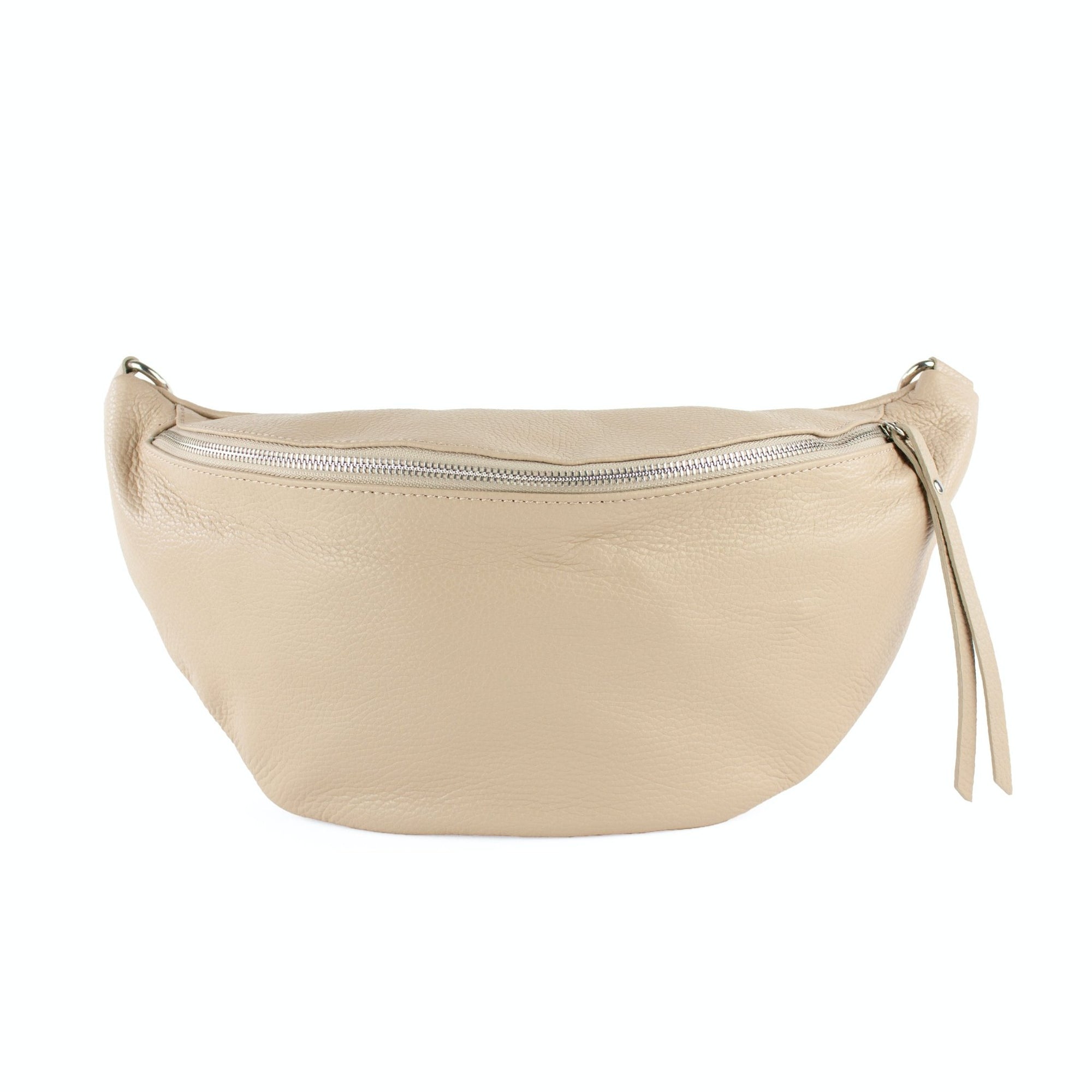 lepelou - leder - Bauchtasche - XL Bauchtasche LARA beige - LPBLARBEIE