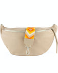 lepelou - leder - Bauchtasche - XL Bauchtasche LARA beige - LPBLARBEIE2