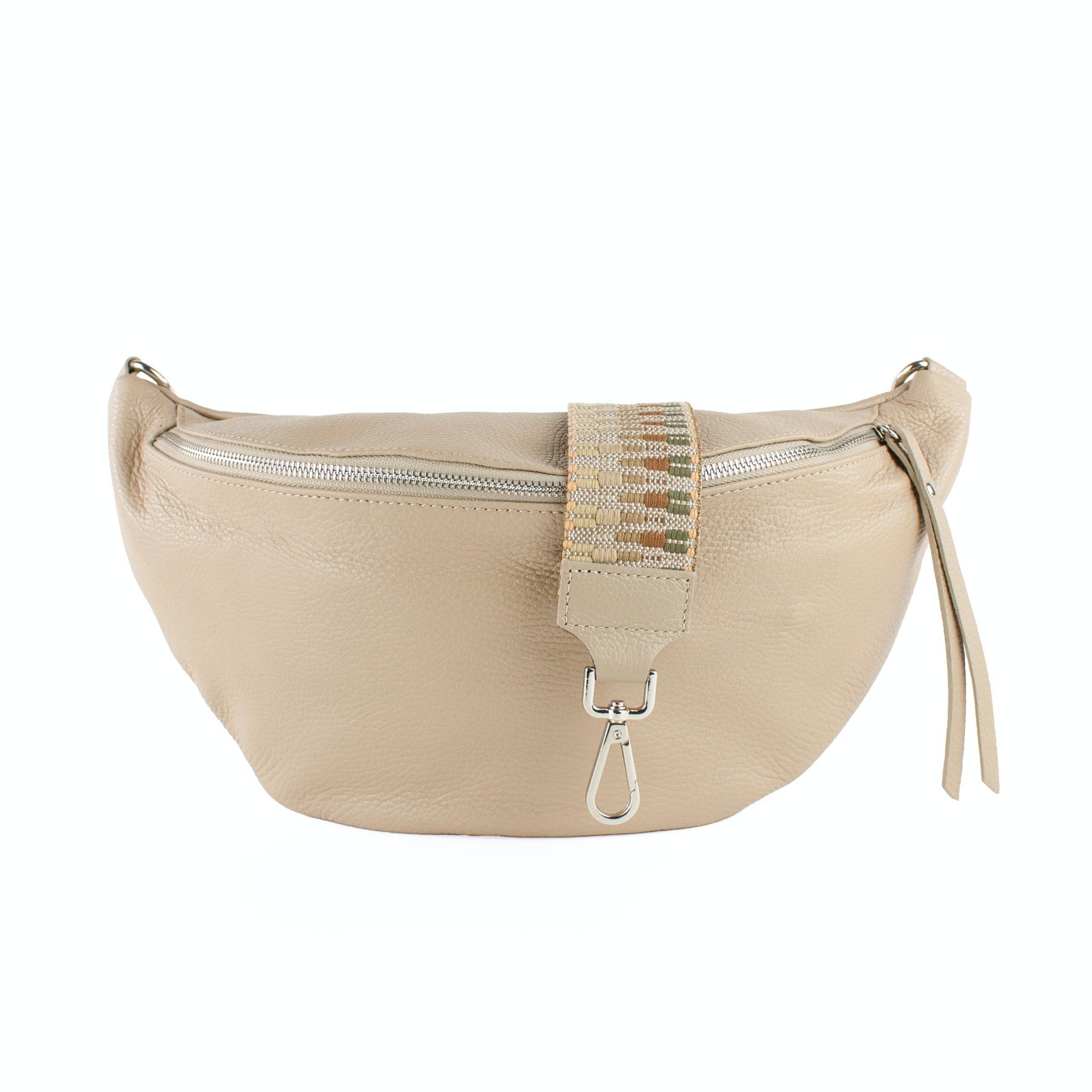 lepelou - leder - Bauchtasche - XL Bauchtasche LARA beige - LPBLARBEIE3