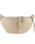 lepelou - leder - Bauchtasche - XL Bauchtasche LARA beige - LPBLARBEIE3