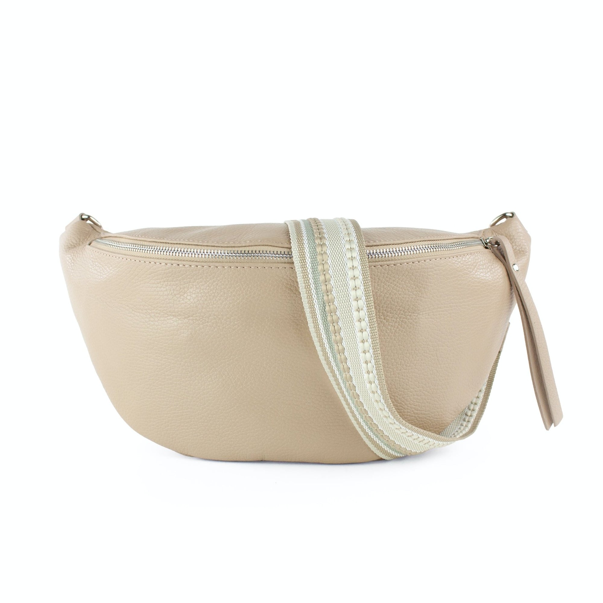 lepelou - leder - Bauchtasche - XL Bauchtasche LARA beige - LPBLARBEIE4