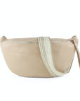 lepelou - leder - Bauchtasche - XL Bauchtasche LARA beige - LPBLARBEIE4