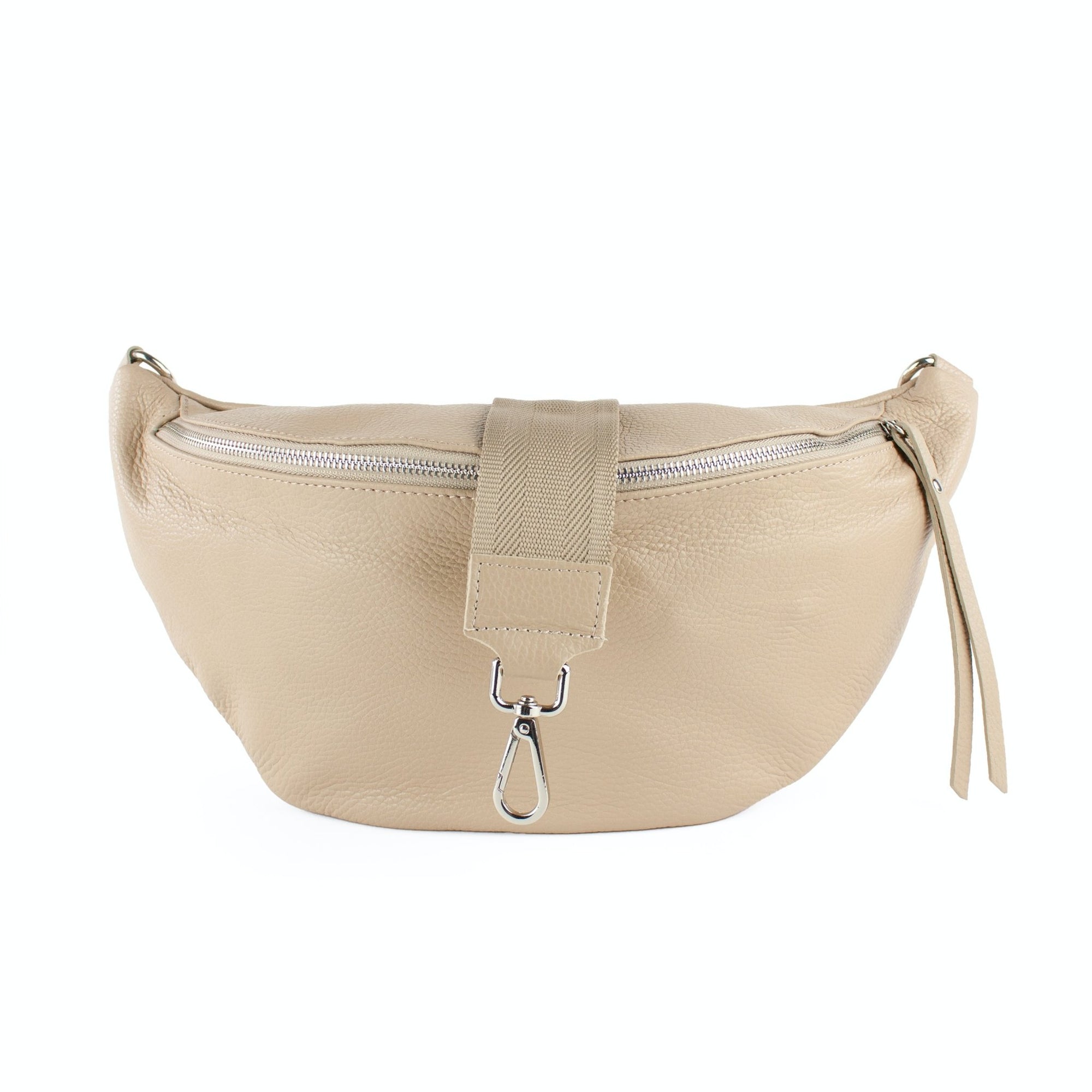 lepelou - leder - Bauchtasche - XL Bauchtasche LARA beige - LPBLARBEIE5