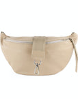 lepelou - leder - Bauchtasche - XL Bauchtasche LARA beige - LPBLARBEIE5