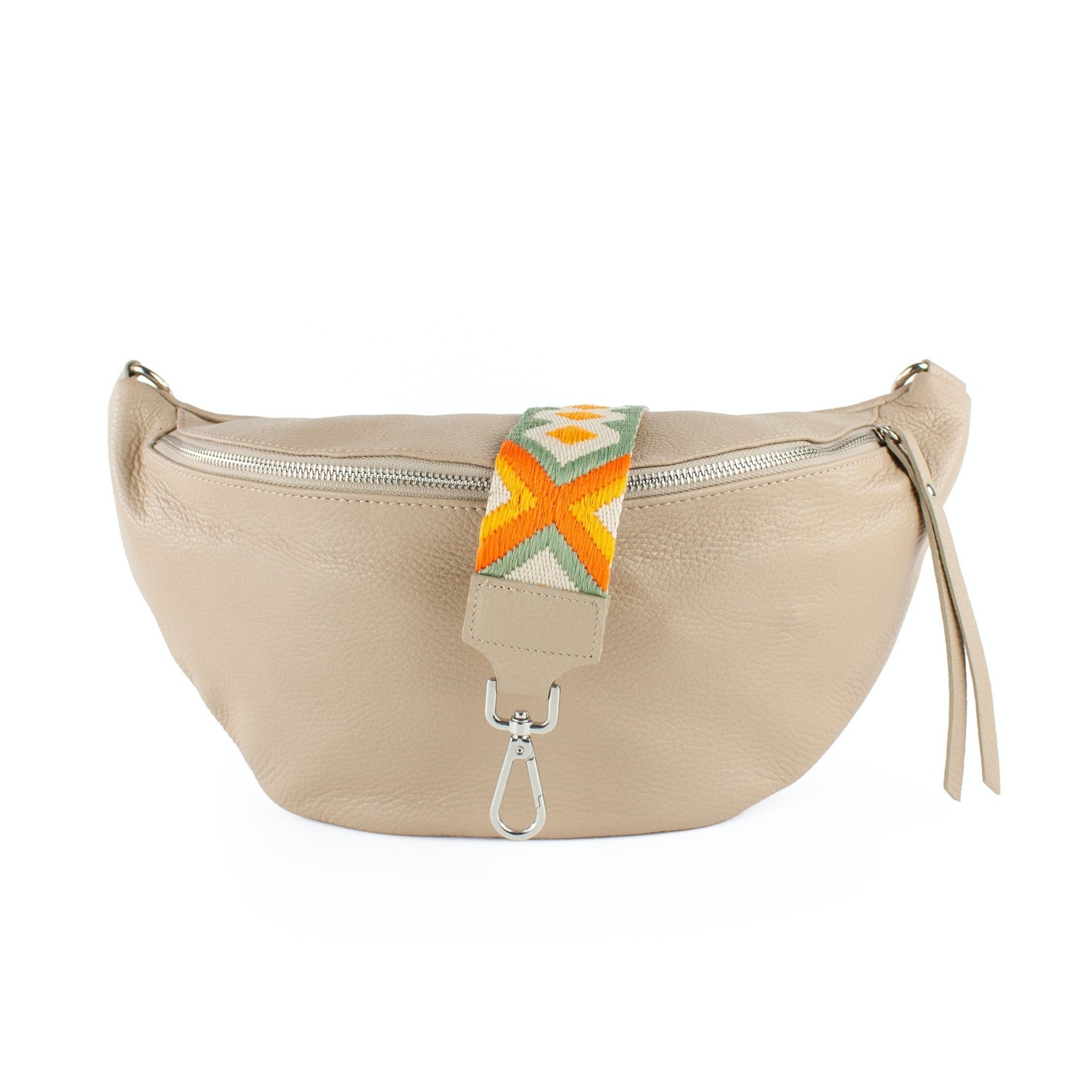 lepelou - leder - Bauchtasche - XL Bauchtasche LARA beige - LPBLARBEIE6